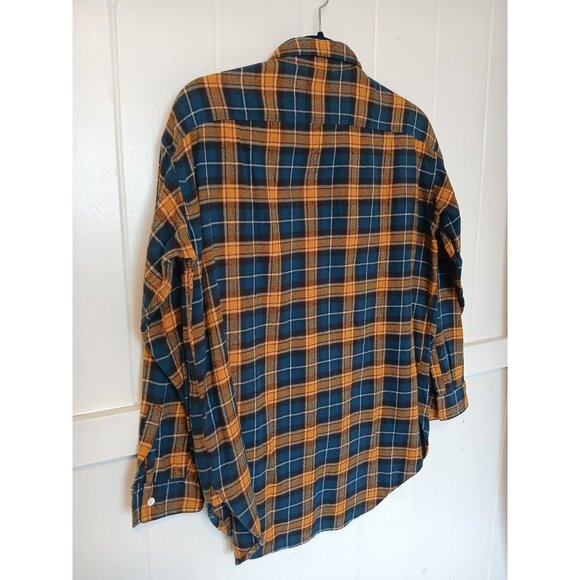 JOURNAL STANDARD Flannel Over Shirt Mens One Size Made in Japan Plaid Shacket - Picture 5 of 9